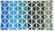 KNITTING PATTERN: Triangle Waves Afghan Pattern (Garter Stitch), modular knitting